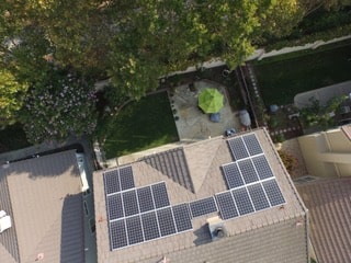 Auberry solar panel system