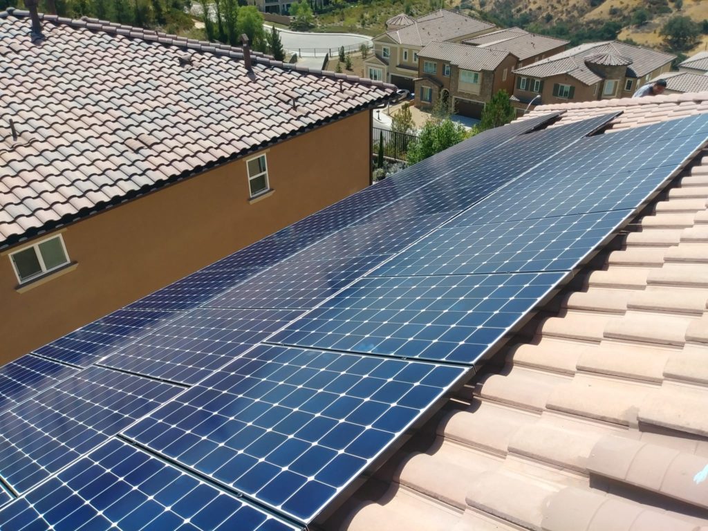 solar roof Auberry