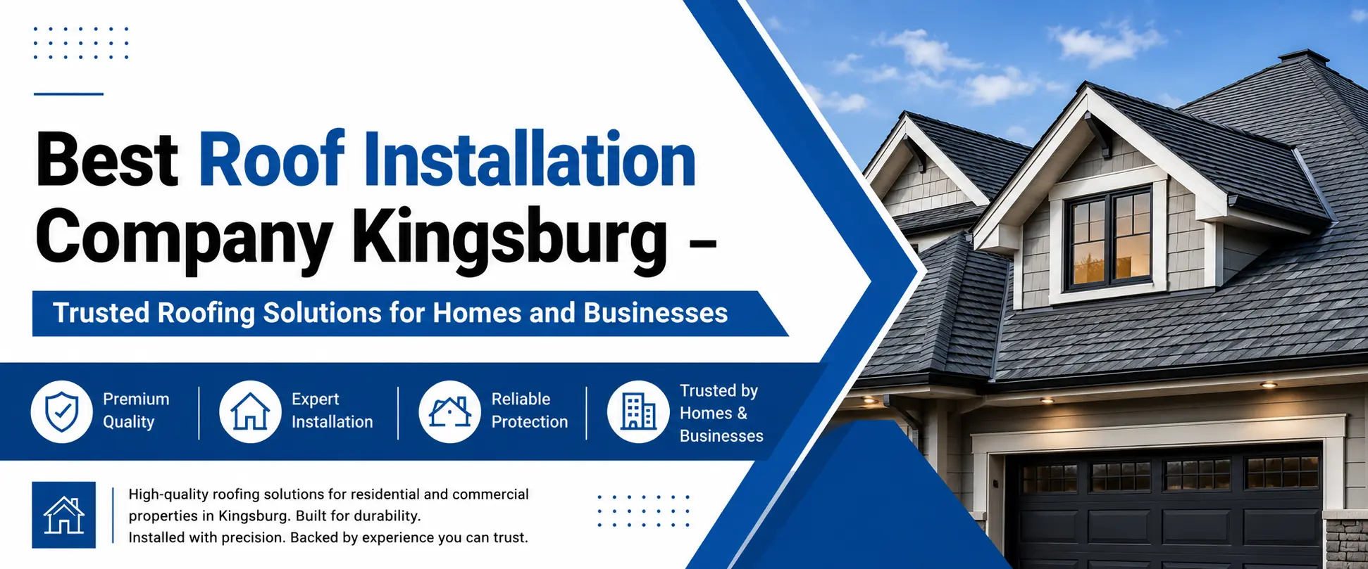 Best Roof Installation Company Kingsburg